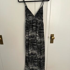 H&M Black and White Maxi Dress